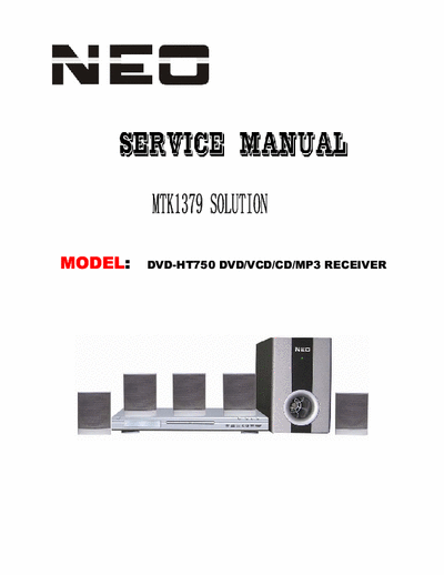 NEO dvd-ht 750 service
